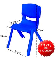 KÜÇÜK ŞİRİN ÇOCUK KOLTUĞU 3+7 YAŞ (Mavi)