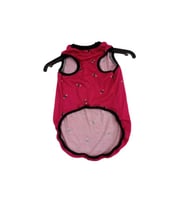 Arı Desenli Pembe Kedi Köpek Kıyafeti Elbisesi