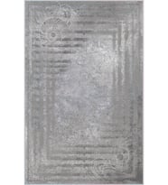 Eliana Home Baskılı, Yıkanabilir Kaymaz Taban Salon Halısı LNA1510-SD233 100x150 cm (Gri)