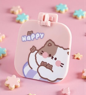 Accessories Pembe Renk Tarak / Ayna Seti, Kız Çocukları İçin Doğum Günü Hediyesi