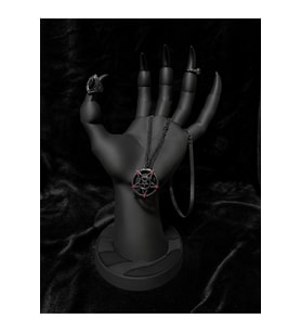 Gotik Demon El Tasarımlı Takı Organizer, Yüzük, Kolye ve Bileklik Saklama Standı