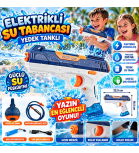 Yedek Su Tanklı Elektrikli Su Tabancası