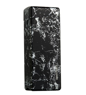 Quantoro Tek Torch Pürmüz Siyah Desenli Metal Puro Çakmağı - TRZ1061