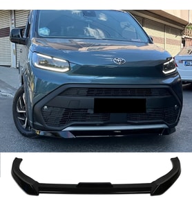 Toyota Proace City Ön Lip Parlak Siyah Plastik Ön Ek Karlık 2019-2024 karlık+bodykit+ek