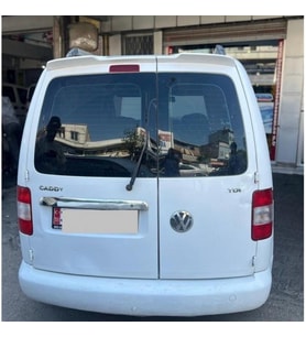 VOLKSWAGEN CADDY 2003-2010 ÇİFT KAPI ASTARLI YARASA SPOİLER