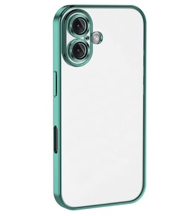iPhone 16 Plus Kılıf Razer Lensli Silikon - Turkuaz