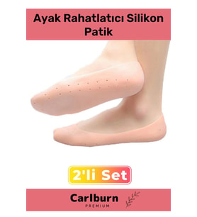 Özel Üretim Yumuşak Doku Toksik Madde İçermez Çatlama Karşıtı Ayak Rahatlatıcı Silikon Patik