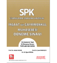 SPK İnşaat ve Gayrimenkul Muhasebesi Deneme Sınavı
