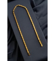 Hematit Doğal Taş Parlak Gold Dikdörtgen Kesim 4x8mm Dizi [AA]