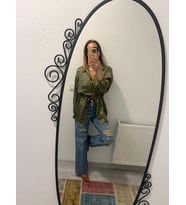 miyu kadın yeşil saten gömlek