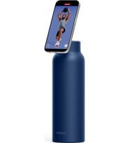 Ringo Pro Pipetli, Telefon Tutuculu Termal Çelik Termos 710 ml (Mavi)