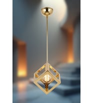 Lumino Sarkıt Avize – 4 Farklı Renk Seçenekli Modern Tasarım Avize (Gold)