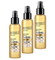 Avon Advance Techniques Parlaklık Veren Saç Bakım Spreyi 100 Ml. Üçlü Set