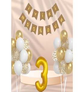 DOĞUM GÜNÜ KRAFT İYİKİ DOĞDUN BALON SETİ