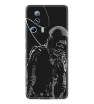 Xiaomi Mi 13 Lite Kılıf Silikon Desen Özel Seri İskelet Astronot 1613