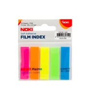 Noki Memo Film Index Yapışkanlı 5 Renkli Ayraç 45x12 mm 12050 (48 Paket)