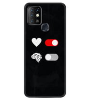 Infınıx Hot 10 Kılıf Silikon Desen Özel Seri Love Brain 1722
