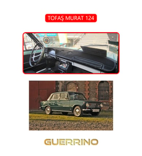 TOFAŞ MURAT 124TORPİDO KORUMA HALISI KIRMIZI KENAR