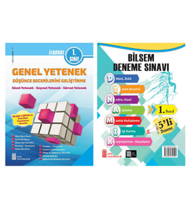 Ata 1.Sınıf Bilsem Sınavlarına Hazırlık +5 li Deneme Sınavı (Beyaz)