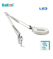 Bakon BK500C-15X 15w Led Akrobat Büyüteç 127 mm 15 Diopter Mercek ( Loop )