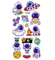 Sticker Kabartmalı Stiker Defter Planlayıcı Etiket (Lrh002)-17x9 cm- Astranot