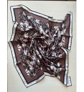 Trend Dijital Baskı  Batik Desenli Royan Eşarp Desen 3 Renk 11