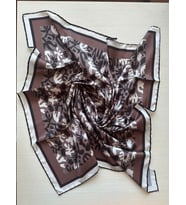 Trend Dijital Baskı  Batik Desenli Royan Eşarp Desen 3 Renk 11