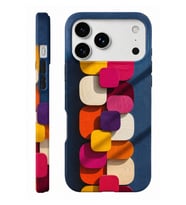 İPhone 17 Pro Max Vibes Collection Collection Çift Katmanlı Essential Tough Telefon Kılıfı