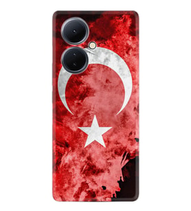 Vivo V29 Lite Kılıf Resimli Desenli Baskılı Silikon Şanlı Türk Bayrağı 3 1395