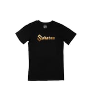 Sabaton Baskılı Siyah Tişört