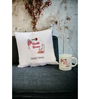 Güzellik Uzmanı Kupa Bardak ve Yastık Set (Beyaz)