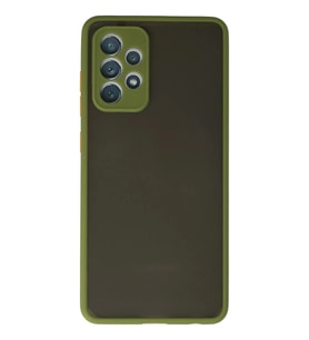 Durukar® Samsung Galaxy A72 Kılıf Montreal Silikon Kapak - Yeşil