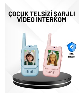 3–12 Yaş Çocuklara Uygun Görüntülü Walkie Talkie Seti