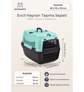 MiyoraPet Evcil hayvan taşıma sepeti