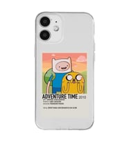 Iphone 12 Uyumlu Adventure Time Tasarımlı Şeffaf Telefon Kılıfı