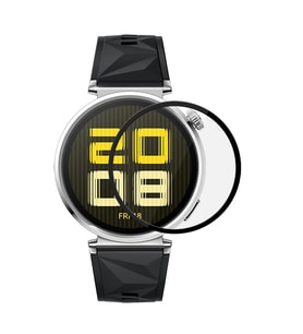 Microsonic Huawei Watch GT5 41mm Tam Kaplayan Temperli Cam Full Ekran Koruyucu Siyah