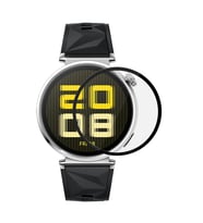 Microsonic Huawei Watch GT5 41mm Tam Kaplayan Temperli Cam Full Ekran Koruyucu Siyah