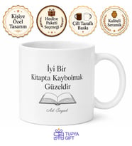 İyi Bir Kitapta Kaybolanlara İngilizce Kupa Bardak Hediye