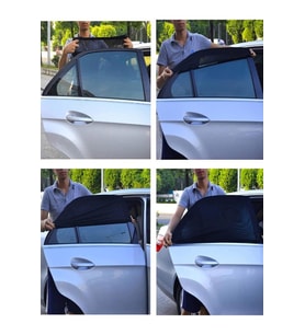 Araba Yan Cam Perdesi Oto Arka Perde Araç Güneşlik Gölgelik Bebek Çocuk Bebe Örtü Cam Çorabı Filmi