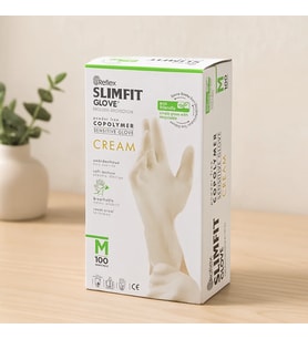 Northcity Slimfit Pudrasız Muayene Eldiven M Krem 100'lü