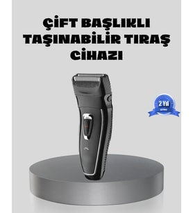 Erkek Tıraş Makinesi Kuru Tıraş Folyo Başlık Yıkanabilir Gövde