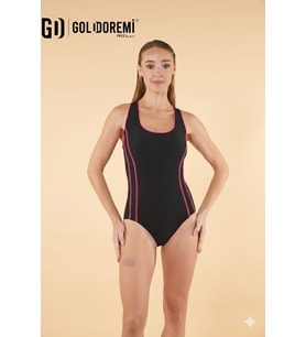 Gd Goldoremi 2550-550 Kadın Pembe Biyeli Yüzücü Mayo