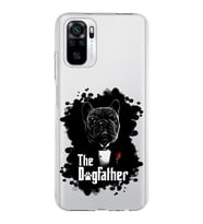 Xiaomi Redmi Note 10s Uyumlu Kapak Dog Father Tasarımlı Şeffaf Silikon Kılıf