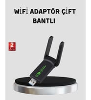 1200 Mbps Dual Band Wifi Adaptör – 5.8g & 2.4g Çift Antenli