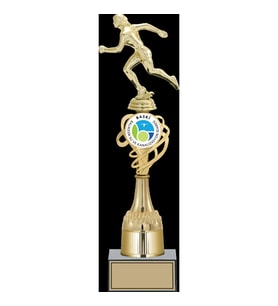 ODAK KUPA - Figürlü Kupalar - Atletizm Kadın Figürlü Kupalar FG-033 B - 41 cm