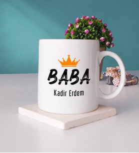 Baba Kupa Bardak ve Taş Bardak Altlığı Hediye Seti