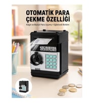 Mey İthalat® Para Kasası Görünümlü Elektronik Şifreli Kumbara