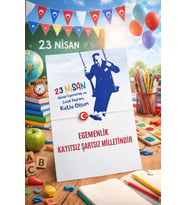 23 Nisan Bileklikli Kart Hediyeliği – Atatürk Temalı Okul Etkinliği Hatırası  Jelatinli 10 Adet