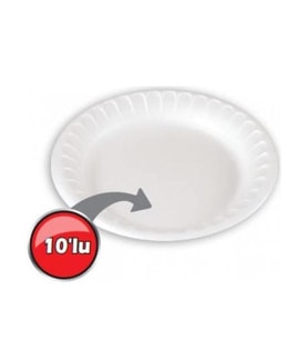 330 Köpük Tabak 19cm 10lu