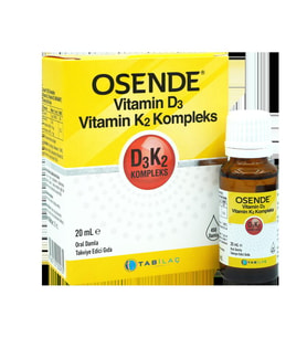 Osende Vitamin D3 K2 Complex Takviye Edici Gıda 20 ml